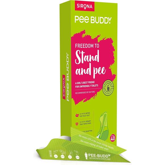 PeeBuddy 40 Pack Stand and Pee Disposable Funnels for Women Travel and Camping - Picture 8 of 8